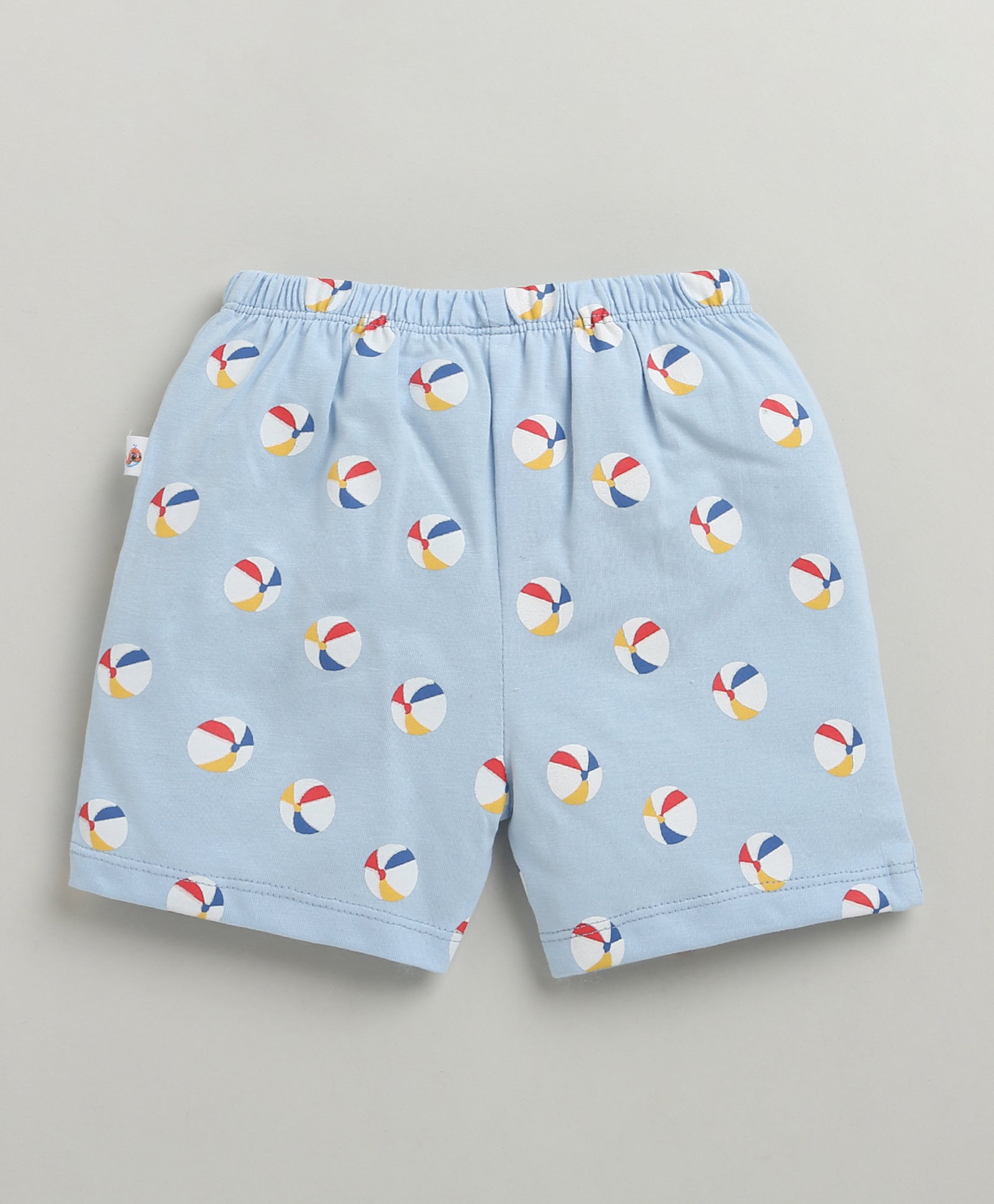 BUMZEE Orange & Sky Blue Boys Shorts Pack Of 2