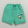 BUMZEE Green & Yellow Boys Shorts Pack Of 2