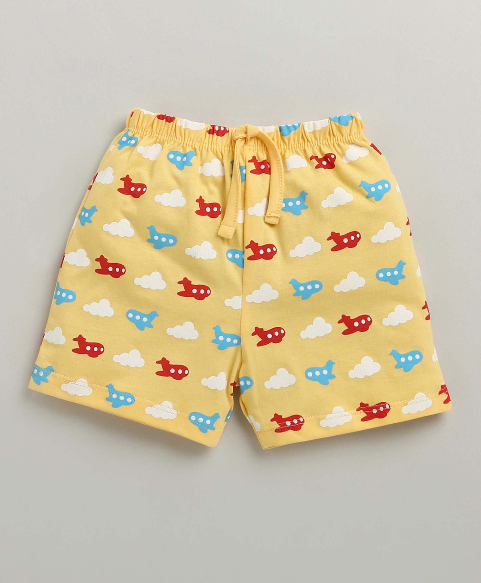 BUMZEE Green & Yellow Boys Shorts Pack Of 2