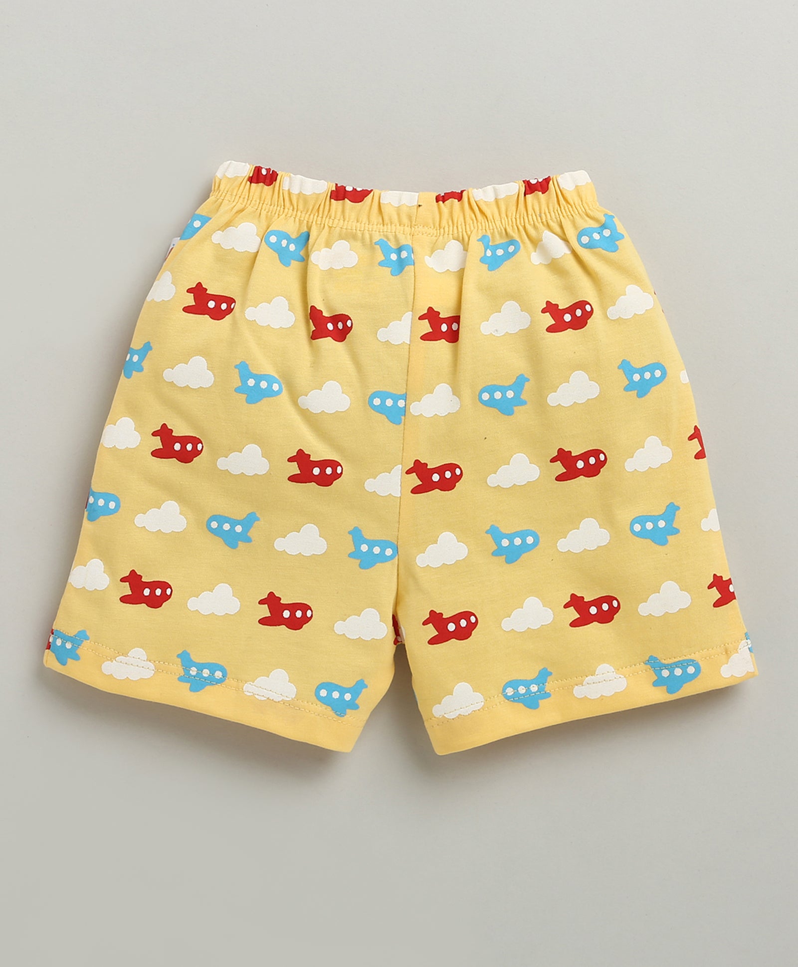 BUMZEE Green & Yellow Boys Shorts Pack Of 2