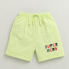 BUMZEE Green & Multi Boys Shorts Pack Of 2