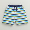 BUMZEE Green & Multi Boys Shorts Pack Of 2