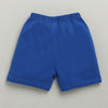 BUMZEE White & Royal Blue Boys Sleeveless T-Shirt & Short Set
