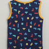 BUMZEE Navy & Yellow Boys Sleeveless T-Shirt & Short Set