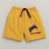 BUMZEE Navy & Yellow Boys Sleeveless T-Shirt & Short Set