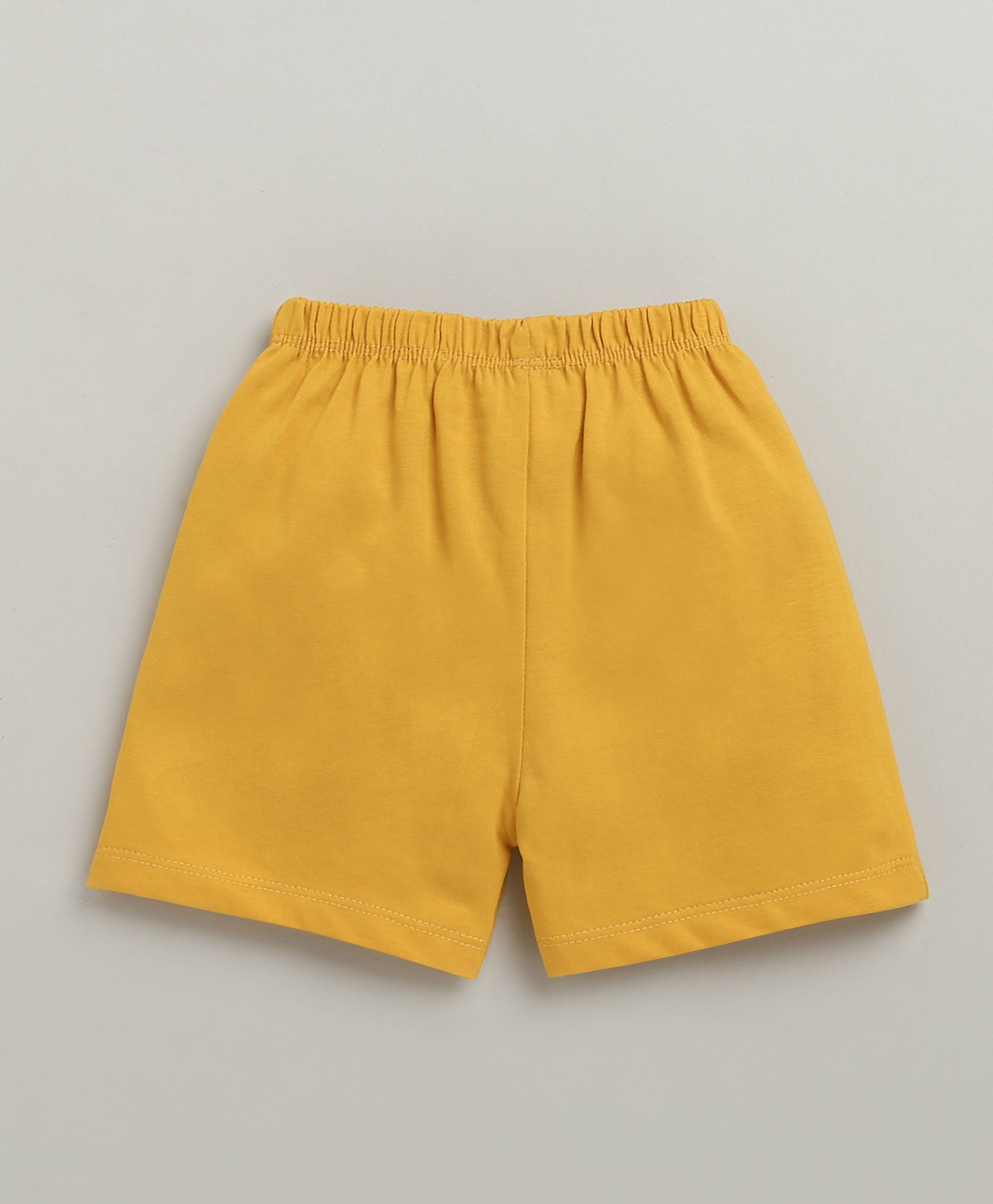 BUMZEE Navy & Yellow Boys Sleeveless T-Shirt & Short Set