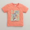 BUMZEE Coral & Mint Green Boys Half Sleeves Cotton T-Shirts Pack Of 2