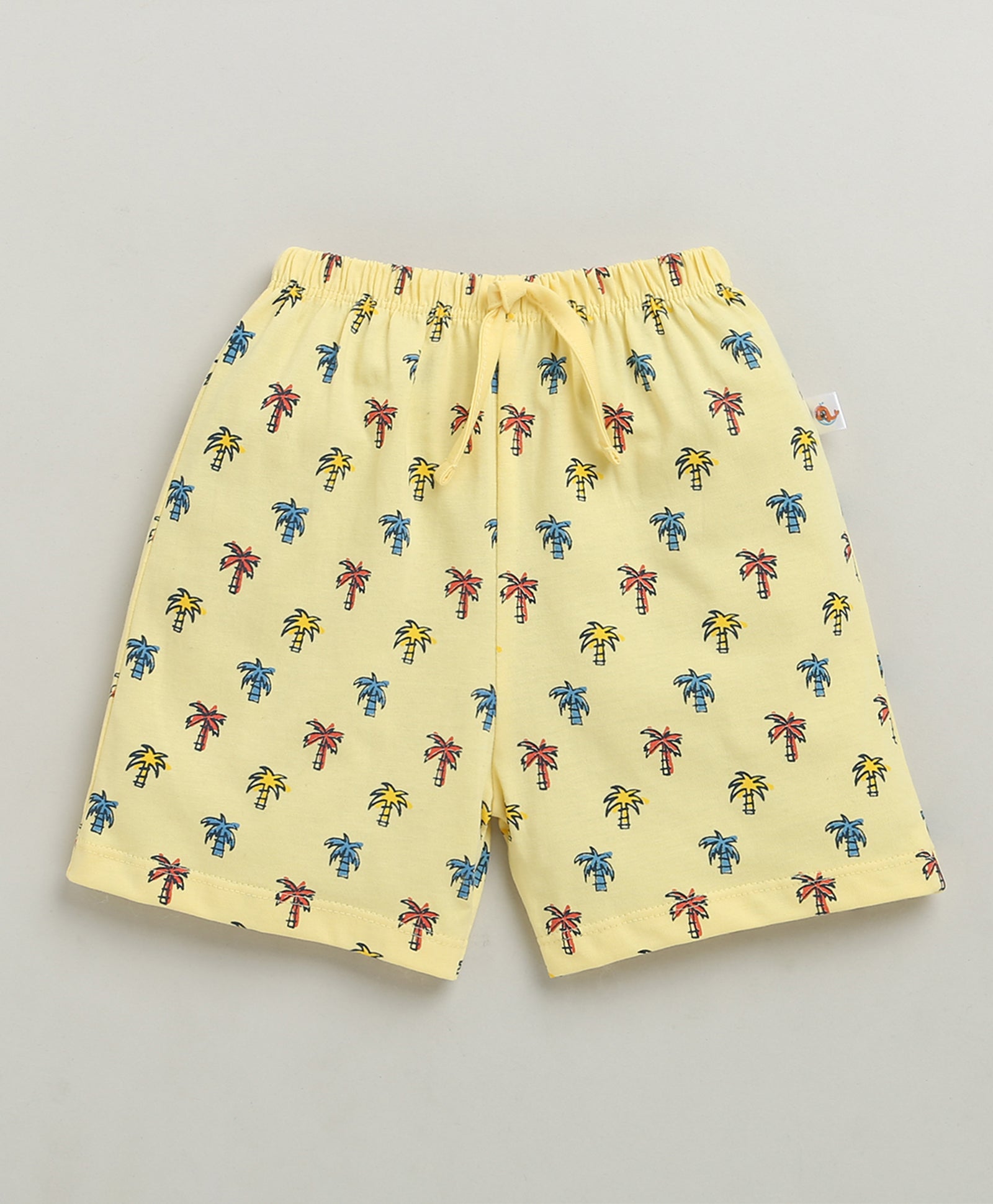 BUMZEE Sky Blue & Yellow Boys Shorts Pack Of 3