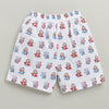 BUMZEE Sky Blue & Yellow Boys Shorts Pack Of 3
