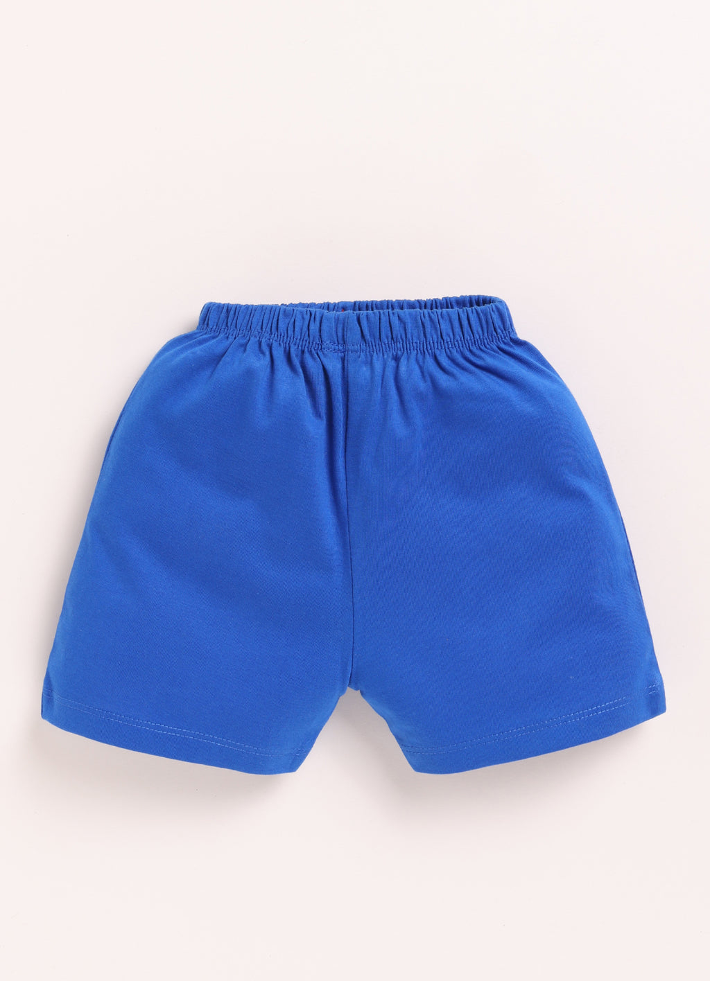 Bumzee Royal Blue & Orange Animal Print Shorts, Pack of 3, 100% Cotton