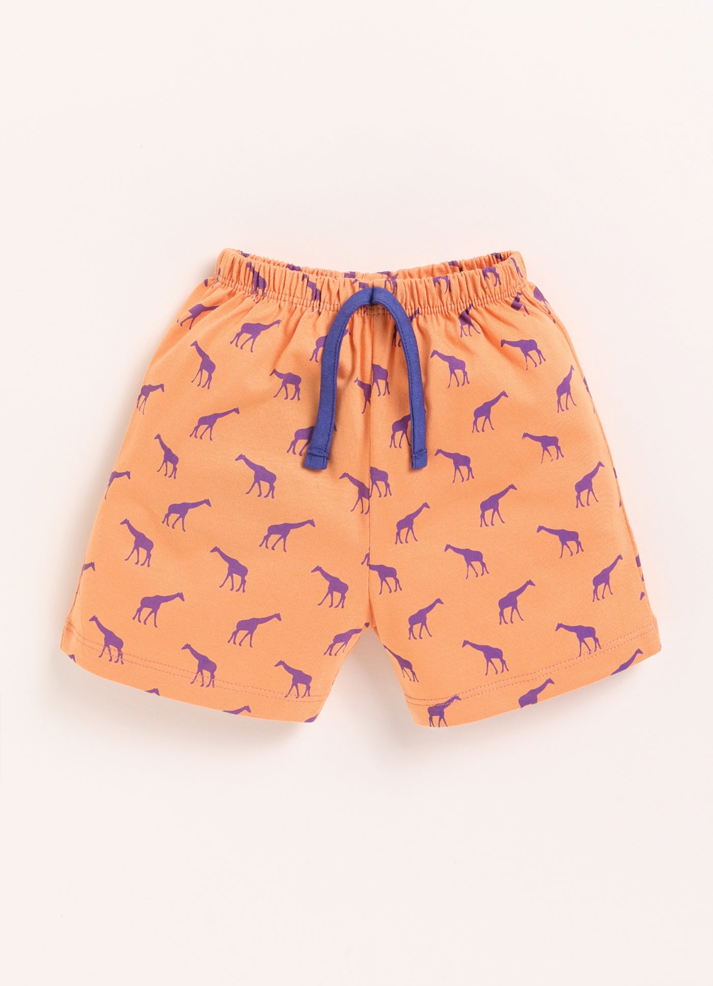 BUMZEE Royal Blue & Orange Boys Shorts Pack Of 3