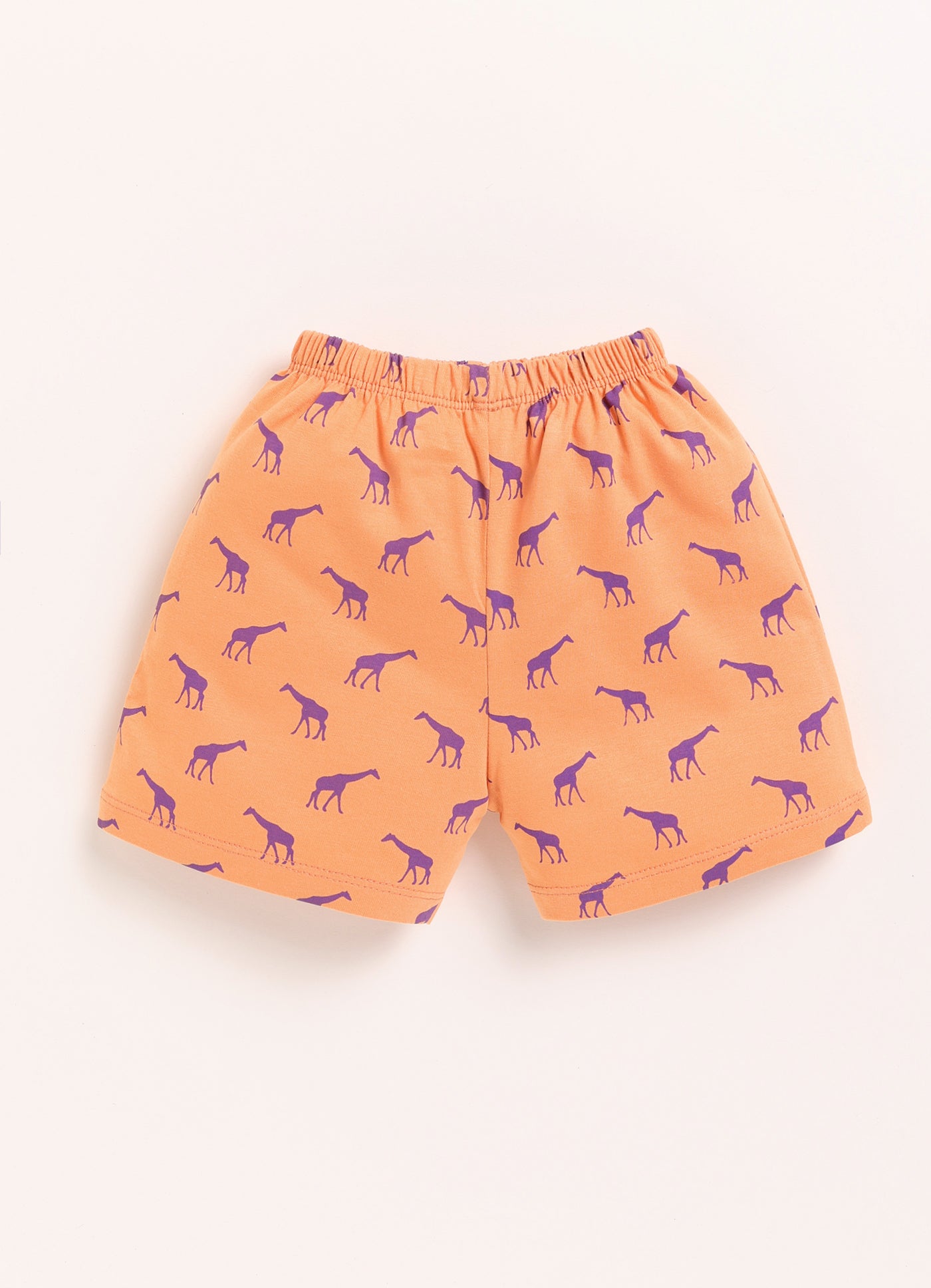 BUMZEE Royal Blue & Orange Boys Shorts Pack Of 3