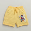 BUMZEE Yellow & Navy Boys Shorts Pack Of 2