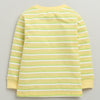 Boys 100% Cotton Stripes T-Shirt & Pyjama Set - Yellow & Lime Green