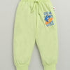 Boys 100% Cotton Stripes T-Shirt & Pyjama Set - Yellow & Lime Green
