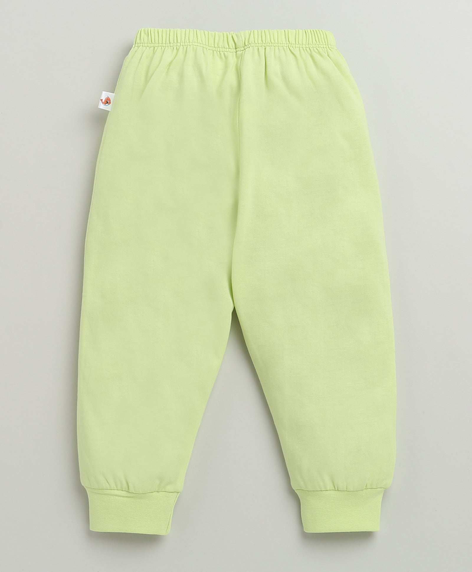 Boys 100% Cotton Stripes T-Shirt & Pyjama Set - Yellow & Lime Green