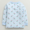 Boys 100% Cotton Animal T-Shirt & Pyjama Set - Sky Blue