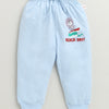 Boys 100% Cotton Animal T-Shirt & Pyjama Set - Sky Blue
