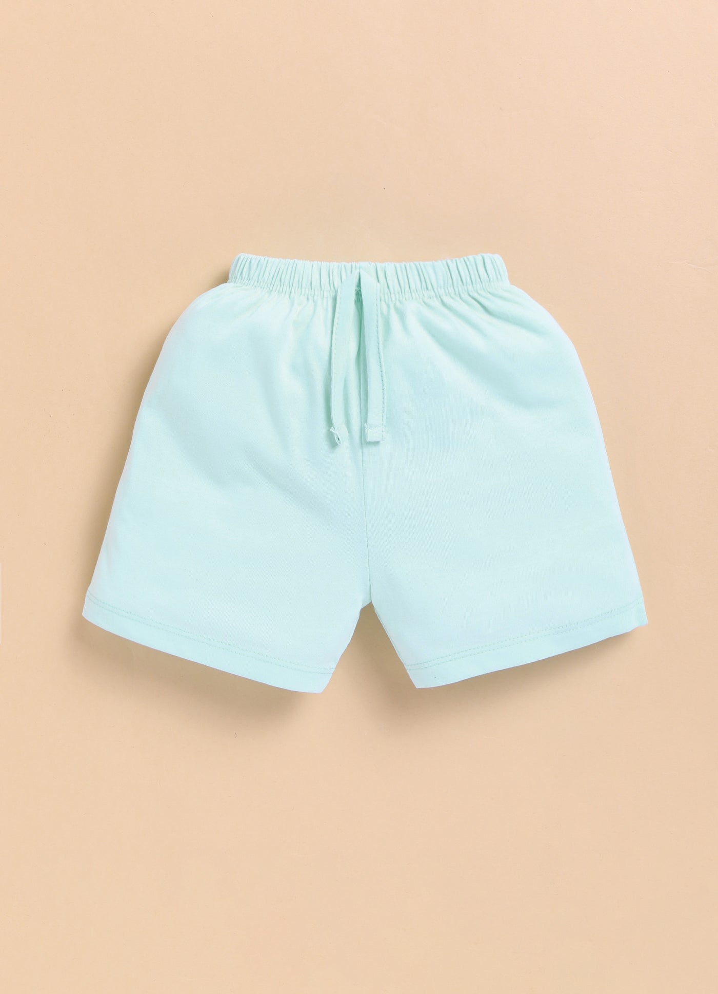 BUMZEE Aqua Blue Boys Half Sleeves T-Shirt & Short Set
