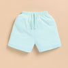 BUMZEE Aqua Blue Boys Half Sleeves T-Shirt & Short Set