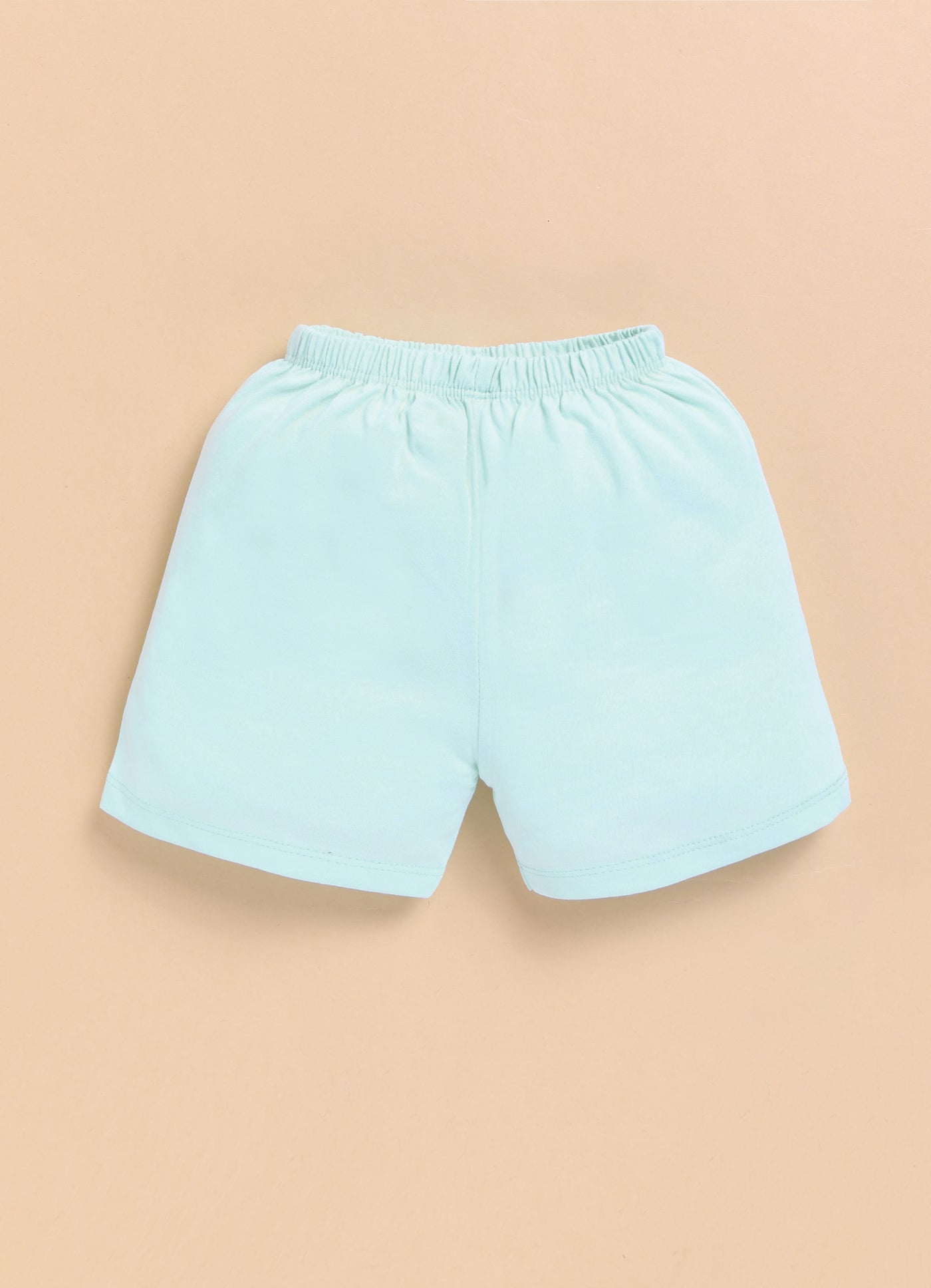 BUMZEE Aqua Blue Boys Half Sleeves T-Shirt & Short Set