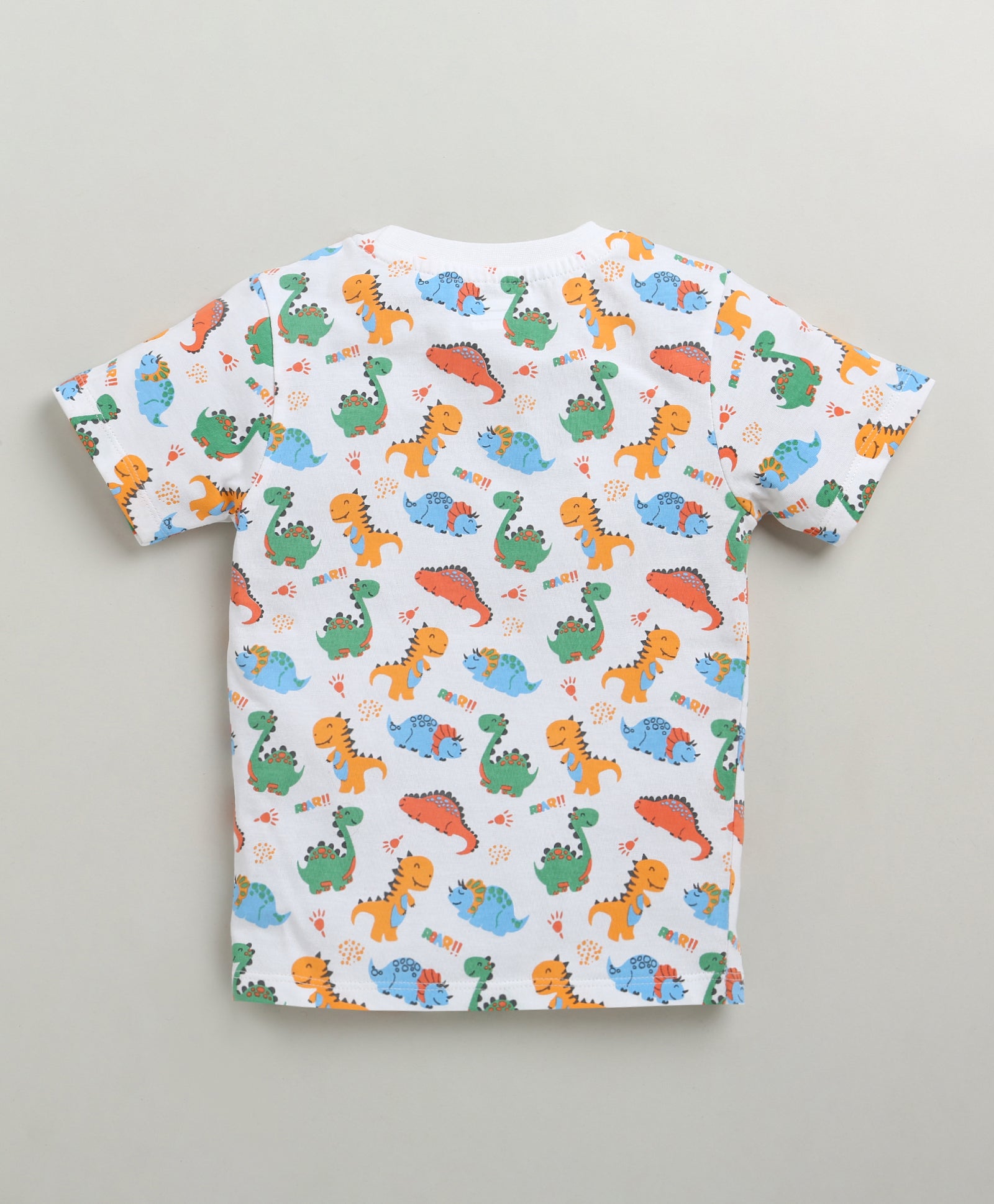 BUMZEE White & Royal Blue Boys Half Sleeves T-Shirt & Short Set