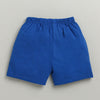 BUMZEE White & Royal Blue Boys Half Sleeves T-Shirt & Short Set