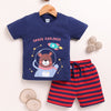BUMZEE Navy & Red Boys Half Sleeves T-Shirt & Short Set