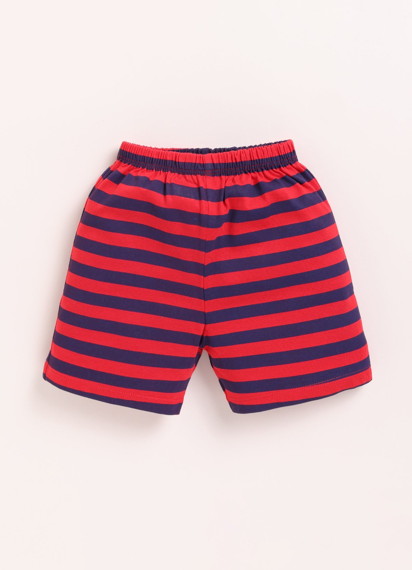 BUMZEE Navy & Red Boys Half Sleeves T-Shirt & Short Set