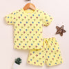BUMZEE Yellow Boys Half Sleeves T-Shirt & Short Set