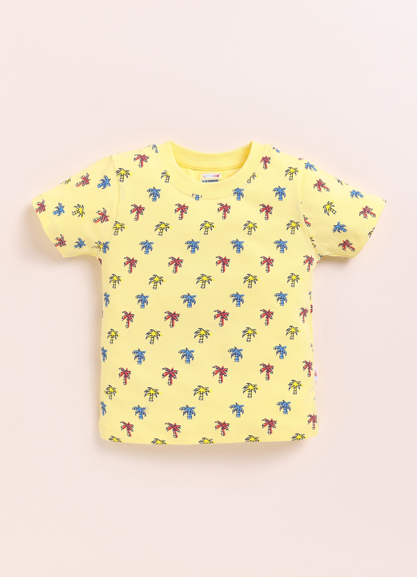 BUMZEE Yellow Boys Half Sleeves T-Shirt & Short Set