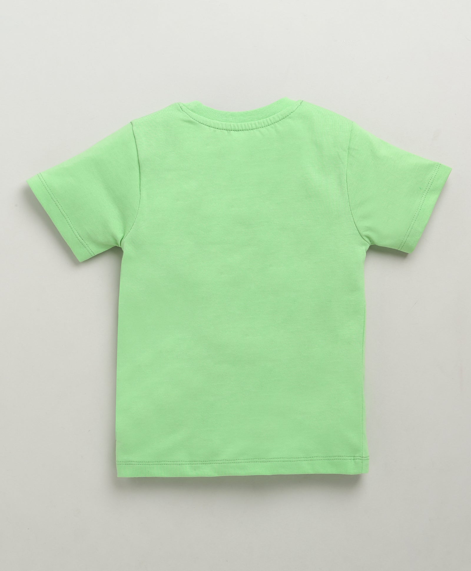 BUMZEE Green & White Boys Half Sleeves T-Shirt & Short Set