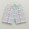 BUMZEE Green & White Boys Half Sleeves T-Shirt & Short Set