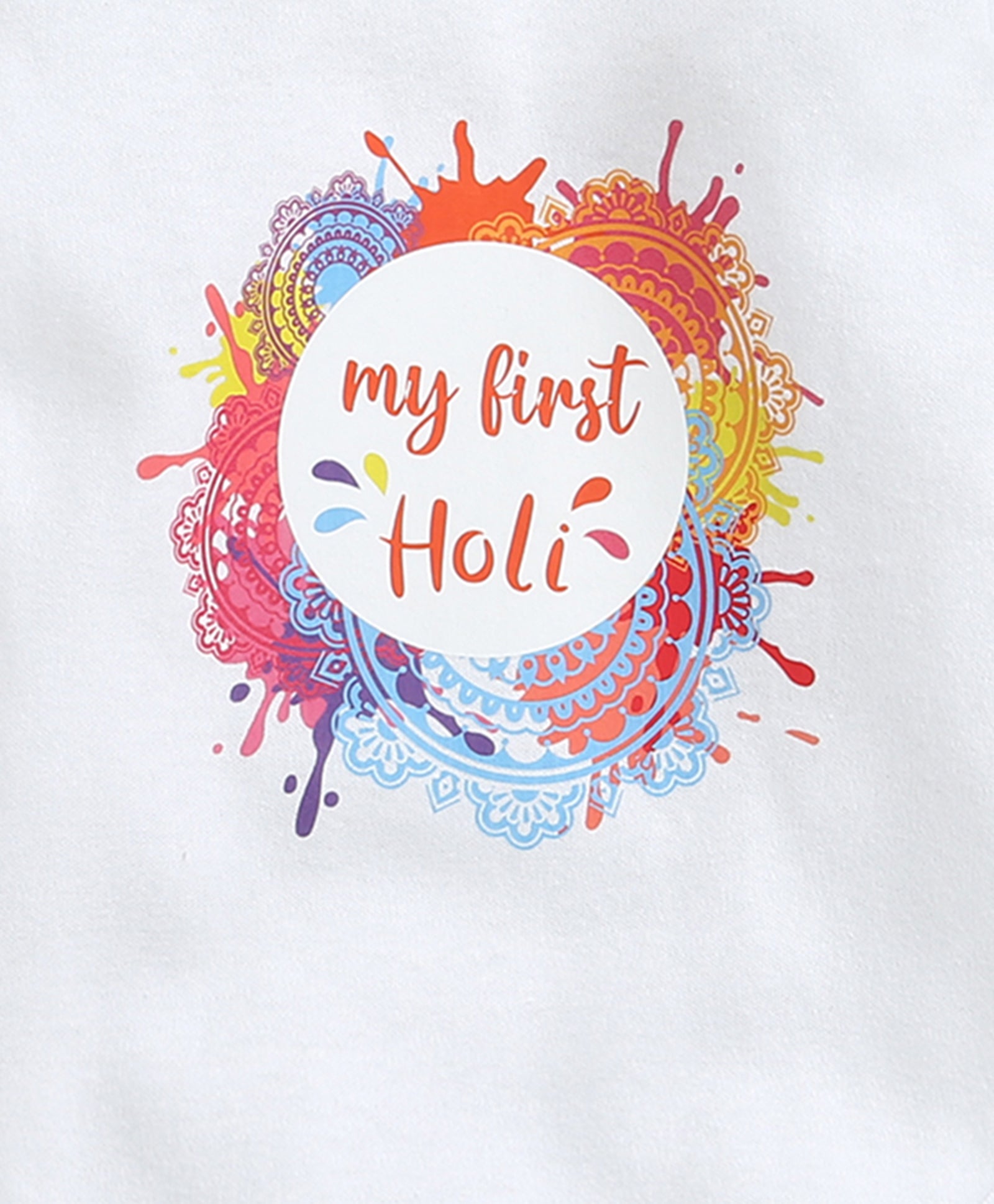 Unisex 100% Cotton nan Bodysuit - White