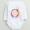 Unisex 100% Cotton nan Bodysuit - White