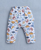 Bumzee Navy & White Animal Print Diaper Pants, Pack of 3, 100% Cotton
