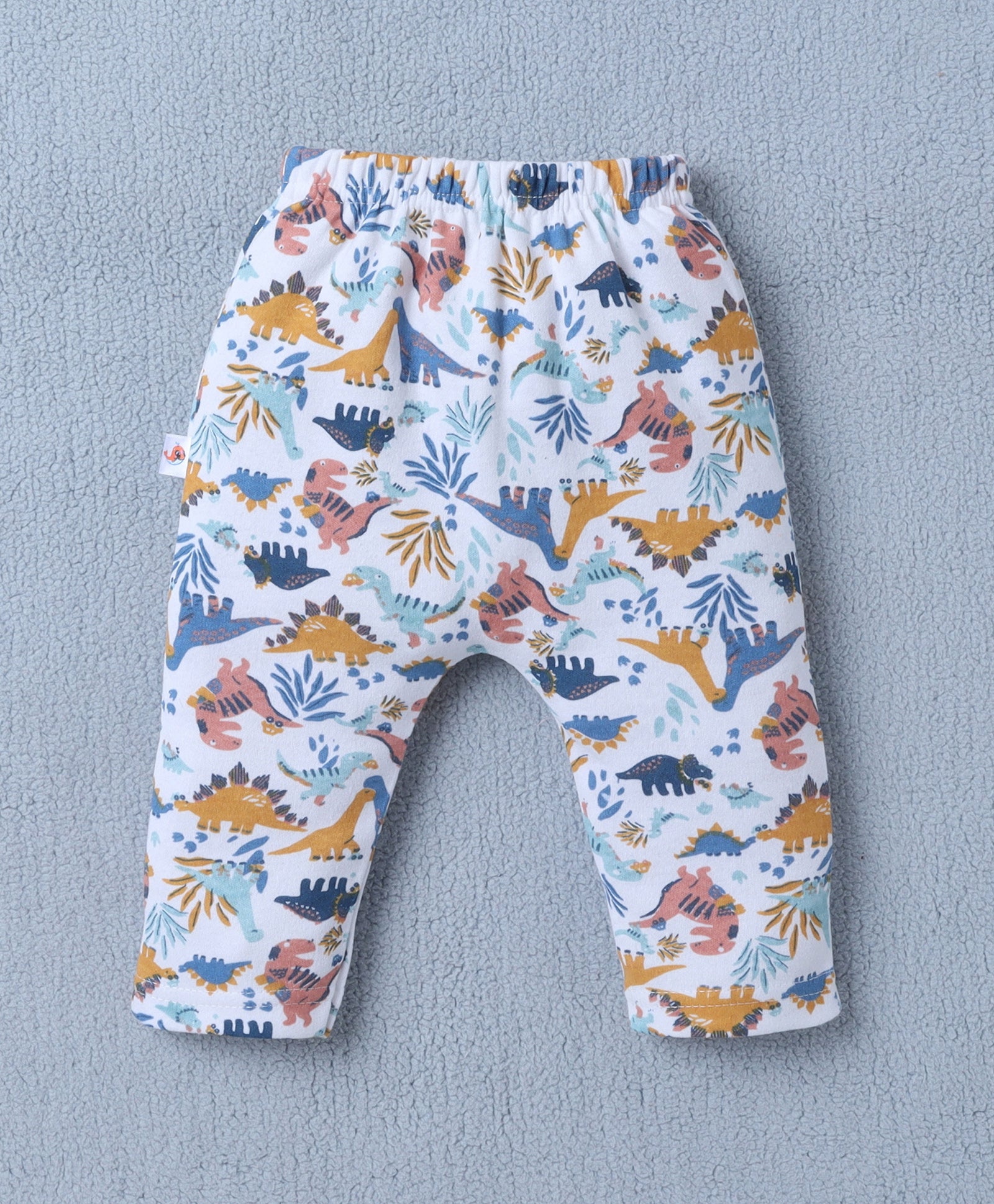Boys 100% Cotton Animal Diaper Pant - Navy & White