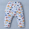Boys 100% Cotton Animal Diaper Pant - Navy & White