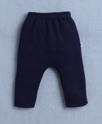 Bumzee Navy & White Animal Print Diaper Pants, Pack of 3, 100% Cotton