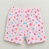 BUMZEE Pink Baby Girls Half Sleeves Jabla & Short Set