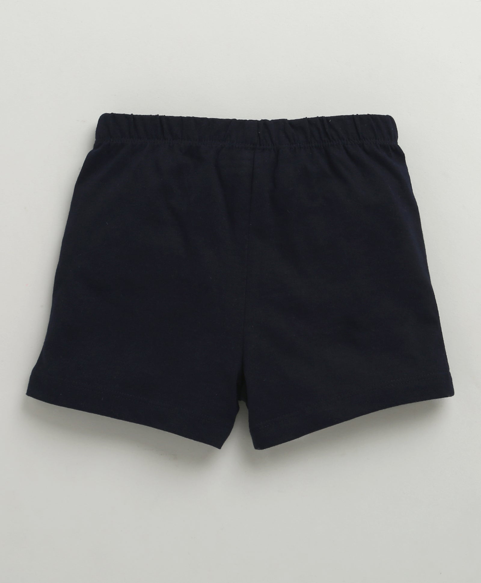 BUMZEE Navy & Red Girls Shorts Pack Of 2