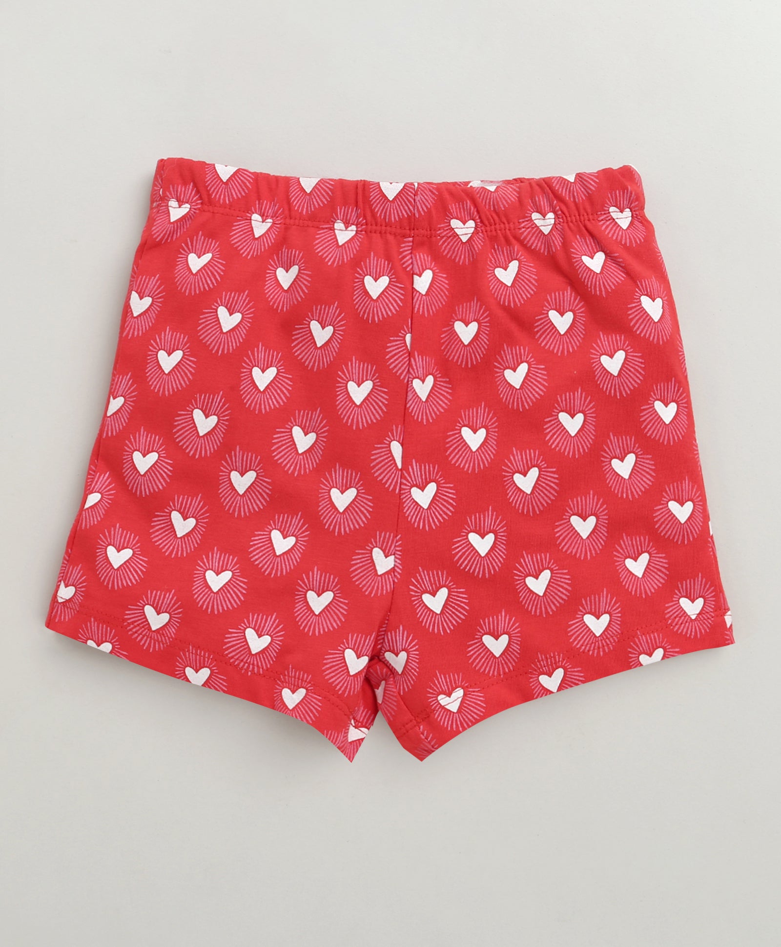 BUMZEE Navy & Red Girls Shorts Pack Of 2