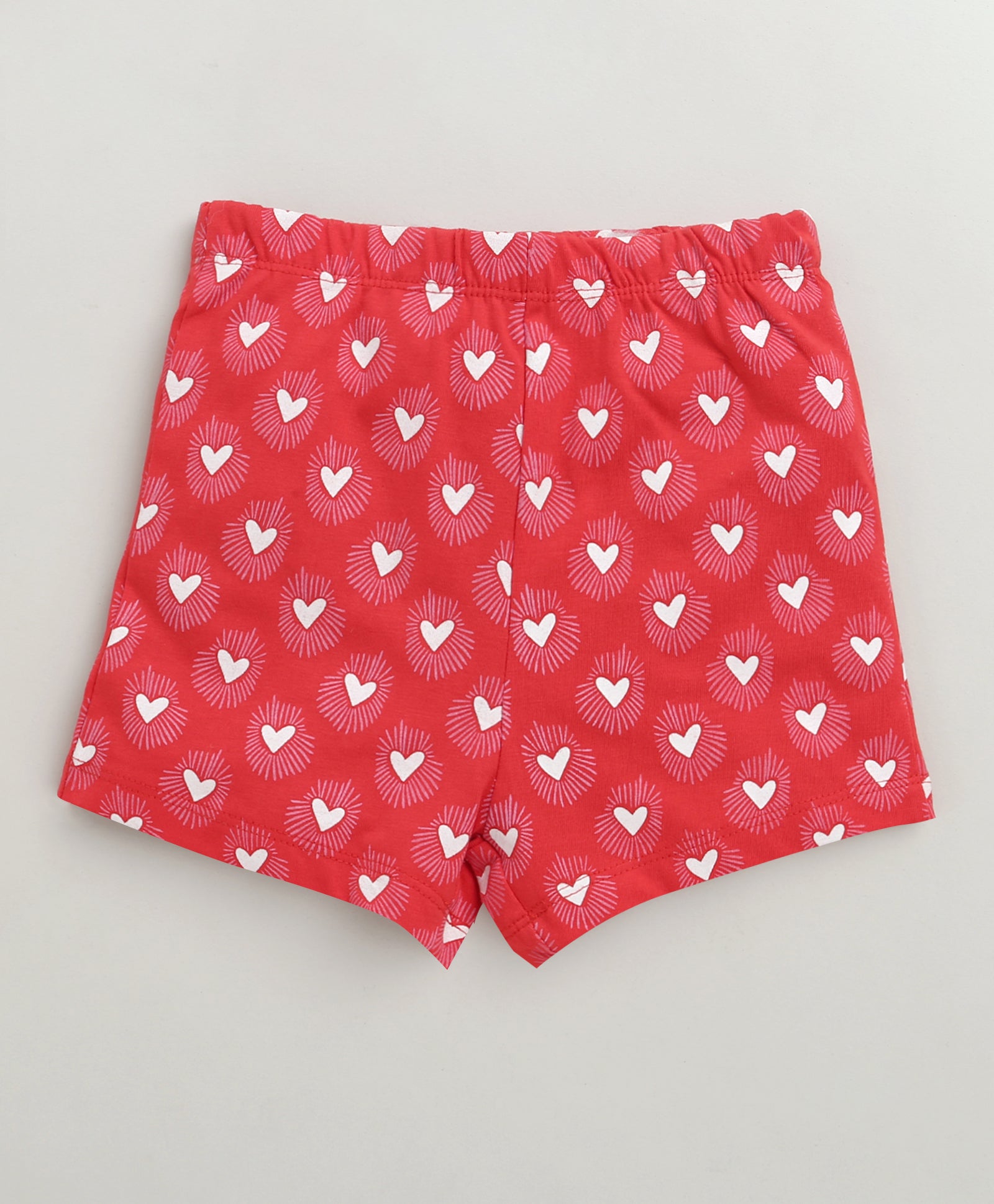 BUMZEE Navy & Red Girls Shorts Pack Of 2