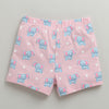 BUMZEE Baby Pink & Green Girls Shorts Pack Of 2