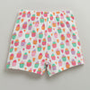 BUMZEE White & Lavender Girls Shorts Pack Of 2