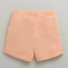 BUMZEE Powder Blue & Peach Girls Shorts Pack Of 2