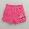 BUMZEE Navy & Pink Girls Shorts Pack Of 2