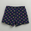 BUMZEE Navy & Pink Girls Shorts Pack Of 2
