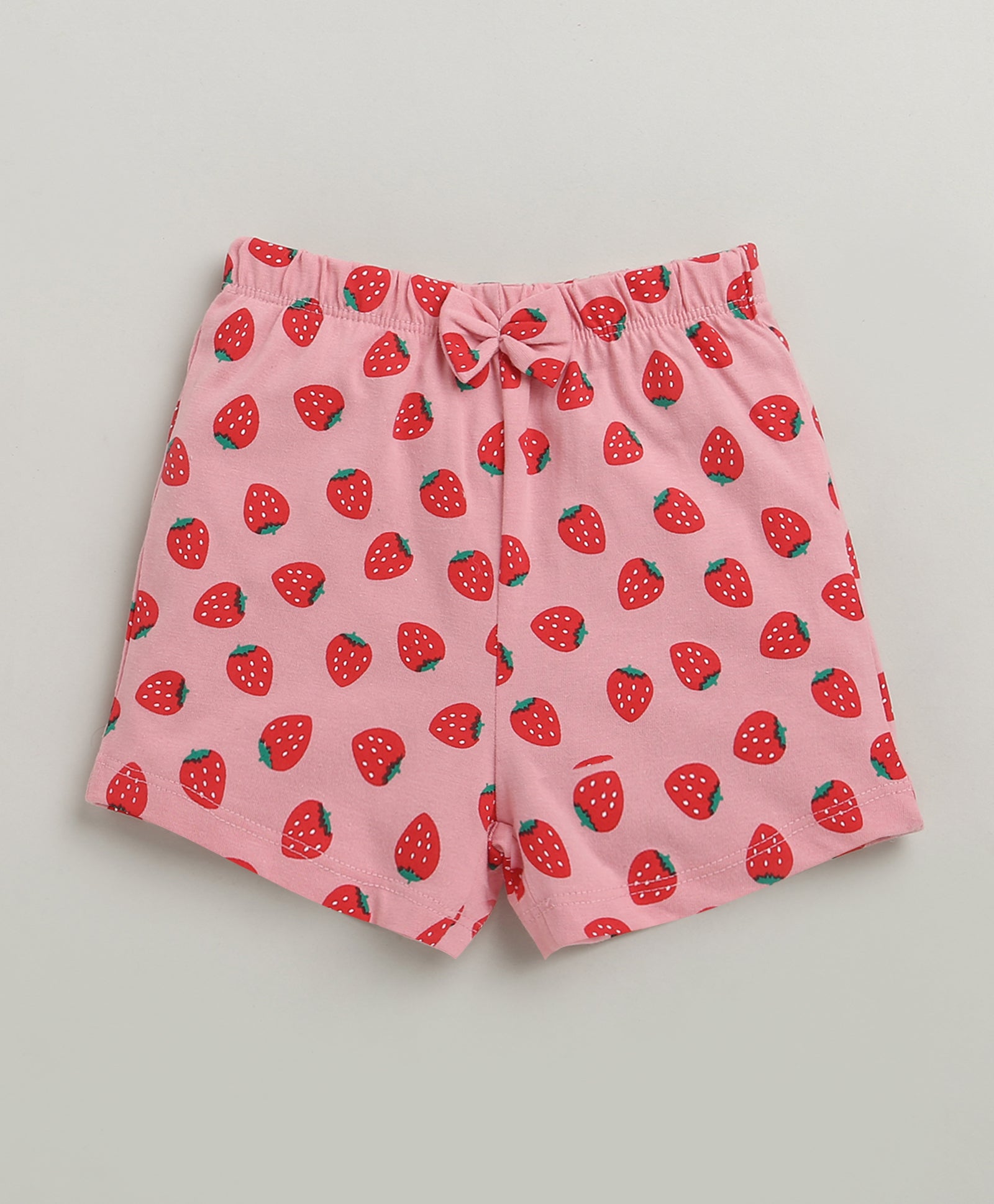 BUMZEE Pink & Lavender Girls Shorts Pack Of 3