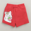 BUMZEE Sky Blue & Peach Girls Shorts Pack Of 3